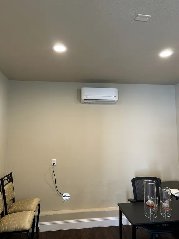 Cooper and Hunter mini-split indoor wall mount unit installed in home addition